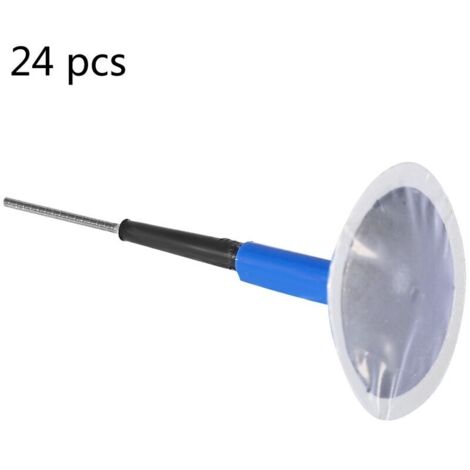 Vtizikl 24 pièces voiture moto universel Tubeless pneu crevaison réparation champignon Plug Patch gomme (1) (1/4)