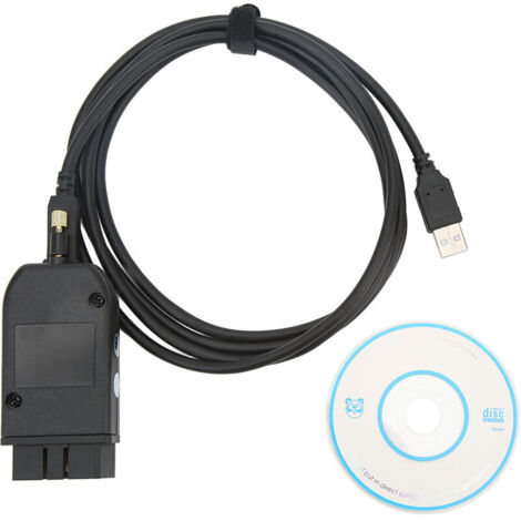 Vtizikl Câble de Connecteur D'adaptateur de Diagnostic VAS ODIS 22.9, 5054A 6154 pour Voitures de 1996 à 2022 (anglais et français) (1/4)