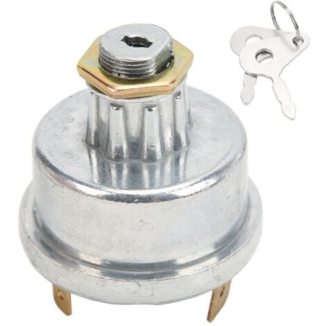 Vtizikl Interrupteur d'allumage du tracteur avec deux touches 35670 Universel imperméable pour les machines agricoles (1/4)