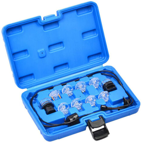 Vtizikl 11pc d'injection de Carburant électronique Noid Signal Test Lumière , kit de testeur d'injecteur A (1/4)