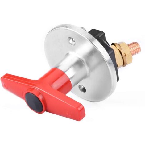 Vtizikl Interrupteur de Déconnexion de Batterie 12 V-60 V pour Voiture, clé Fixe Universelle, Interrupteur de Coupure de Batterie, Déconnecter L'isolateur de Puissance pour Toutes Sortes A (1/4)