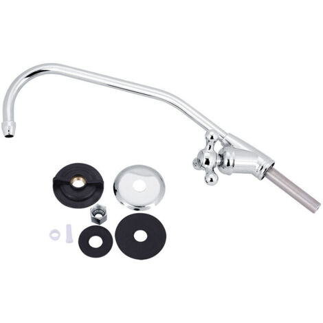 Vtizikl Robinet Cuisine d'Eau Potable, Robinet de Cuisine en Acier Inoxydable, Pivotant à 360°, Robinet à Osmose Inverse avec 4 Adaptateurs de Robinet, Sans Plomb, Argent Brossé (1/4)