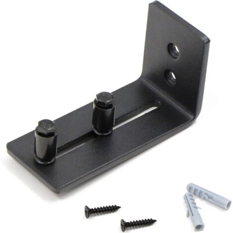 Guida a rulli per porte scorrevoli Vtizikl – con 2 rulli – per porte scorrevoli – nero (1/4)