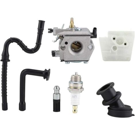 Vtizikl  Carburateur avec Filtre à Air Tuyau d’Essenc pour Débroussailleuse Stihl FS55 FS38 FS45 (1/4)