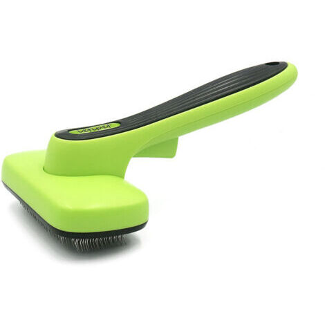 VtiziklBrosse de Toilettage pour Chien Chat À Poils Longs, Étrille Autonettoyante Professionnelle pour Animaux, Brosse Anti-Noeuds, Râteau de Démêlage, Enlève Les Poils Morts Jusqu'à 95% (1/5)
