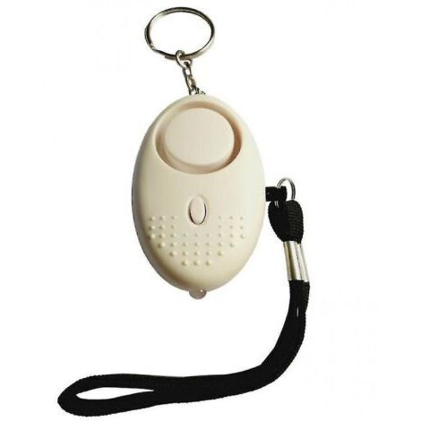 Vtizikl130db Femmes Alarme anti-loup Alarme antivol (Blanc)