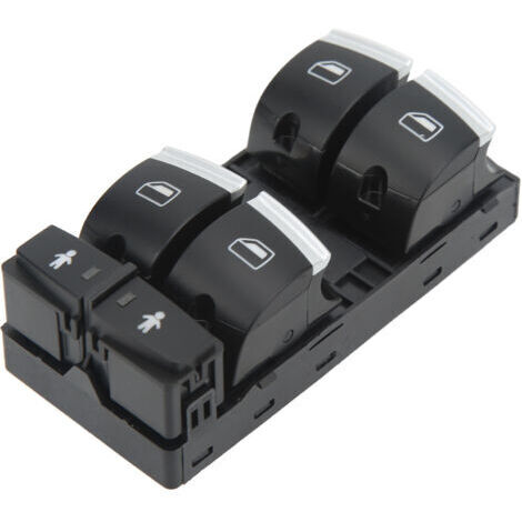 Jeffergarden Bouton de lève-vitre électrique, interrupteur de commande de fenêtre, remplacement pour A6 S6 Q7 A3 S3 RS6 (1/5)