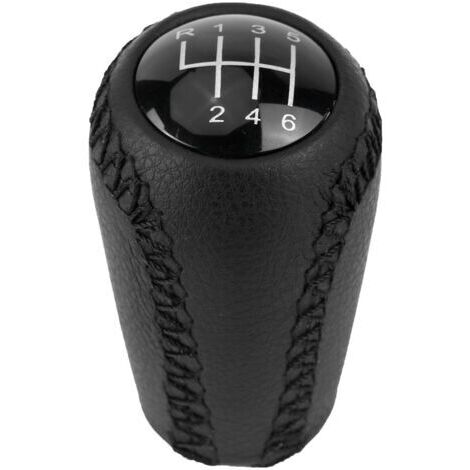 Vtizikl Couvercle de pommeau de levier de vitesse en cuir pour Mazda 3 BK BL/5 CR CW/6 II GH 05-14 (1/5)