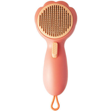 VtiziklMignon animal de compagnie chat brosse chien épilation brosse toilettage peigne cheveux longs cheveux courts chien chat nettoyage accessoires pour animaux de compagnie 1 pièces rose