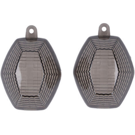 Vtizikl Couvercle de boîtier de lentille de clignotant avant gauche droit de remplacement pour SUZUKI DL 1000 VStrom 20062012 noir (1/5)