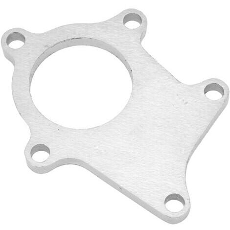 Jeffergarden Plaque d'échappement de turbocompresseur 5 boulons Soudable T304 Bride de tuyau de descente en acier doux universelle pour T3 T4 (1/5)