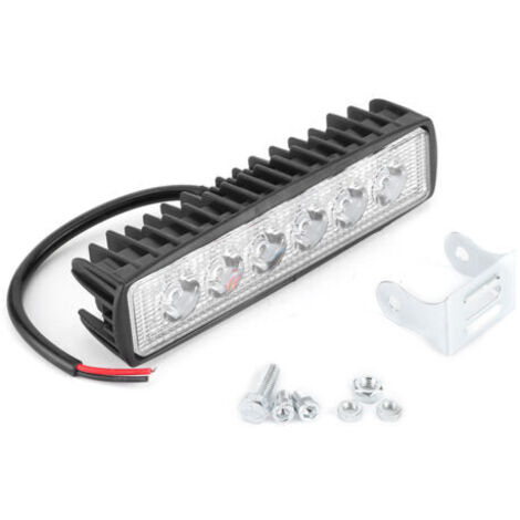 Vtizikl 6LED 18W Super lumineux voiture conduite travail Spot lampe faisceau d'inondation pour SUV moto bateau (1/5)