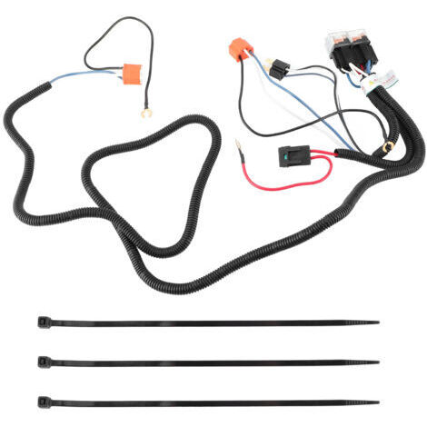 Vtizikl Kit de cblage de relais de phare, 2 pièces, Port de lumières, Booster de phare, éclaircissant de lumière foncée, 12V 40A 55W (1/5)