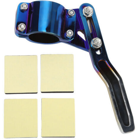 Vtizikl Levier de Clignotant de Volant, Kit de Positionnement de Levier de Clignotant en Alliage D'aluminium Extension de Tige de Rotation de Volant Modification Universelle de Voiture(Bleu grill (1/5)