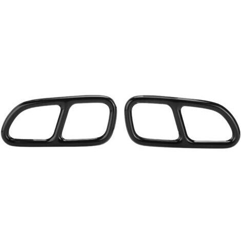 Vtizikl 2 pièces de remplacement de sortie Quad de cadre de garniture d'embout d'échappement pour MercedesBenz CLA SLK R172 SL R231 (1/5)