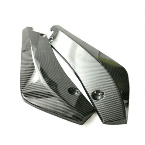 Vtizikl Enveloppe de barre arrière de voiture en fibre de carbone Séparateur d'angle d'enveloppe de lèvre arrière universel (1/5)
