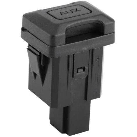 Vtizikl Adaptateur de prise audio, abs avec adaptateur audio de prise d'entrée auxiliaire à performances stables, pour voiture domestique (1/5)