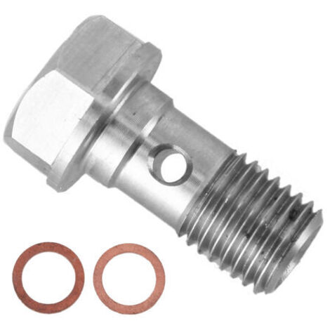Vtizikl huile turbo Boulon d'alimentation en huile turbo Restricteur d'alimentation en huile turbo pour raccord d'alimentation en huile Turbo Accessoire de voiture de remplacement du restricteur (1/5)
