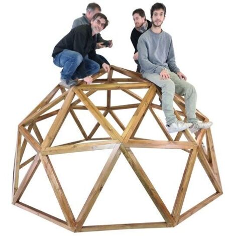 Domo geodésico de madera MASGAMES XL