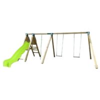 Parque infantil Masgames PEGASUS Dos asientos planos Superficie de hormigón (atornillado)
