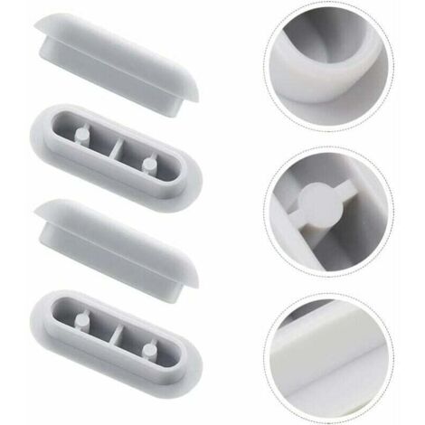 Kellegour 6 Pezzi Cuscino WC Universale Toilette Copri Sedile Tappetino WC, con Passante per Appenderlo,6 Ganci,Spessa e Morbida Copriwater in Tessuto,Toilet Seat Cover,per Maggior Parte dei WC