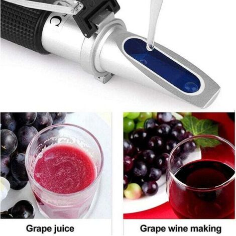 Rifrattometro Ottico Per Alcol 0-80% V/v – Misuratore Di Gradazione Per Distillati (non Per Birra O Vino)