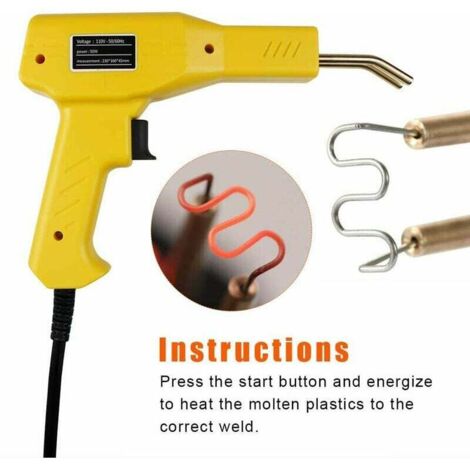 PISTOLA SALDATRICE SALDATURA PLASTICA 50 W KIT RIPARAZIONE PARAURTI AUTO 400PZ (Copia) - Marchitiello 4x4