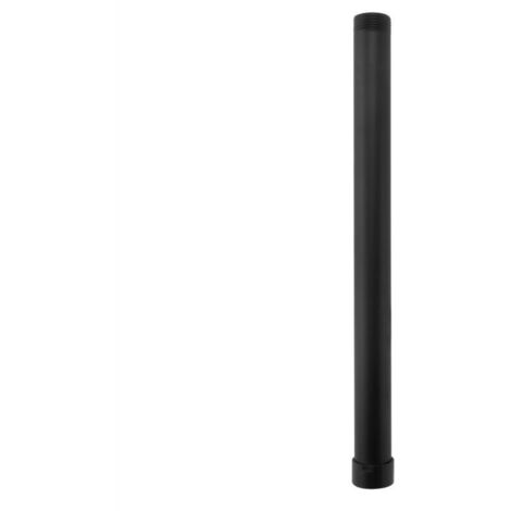 Kit doccia a parete nero, con rubinetto doccia termostatico, soffione