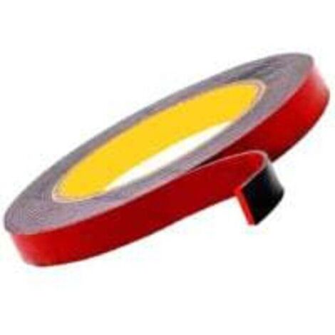 Nastro Biadesivo Extra Forte – 1,25 Cm X 3 M, Spessore 1,1 Mm, Impermeabile E Resistente Al Calore, Per Muro, Tappeti, Poster, Auto E Ufficio