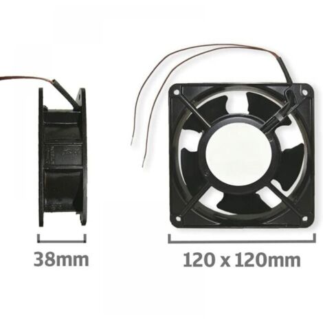 Ventola Assiale Cooltron 115V AC 92x92x38mm - Alta Velocità, Doppio Cuscinetto A Sfera