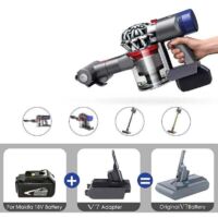 Adattatore convertitore per batteria al litio Makita LXT da 18 V per aspirapolvere Dyson serie V7