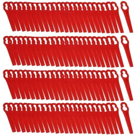 Set da 100 lame in plastica di ricambio per tagliabordi florabest lidl frta 20 a1 fat 18b3 frt18a (1/5)