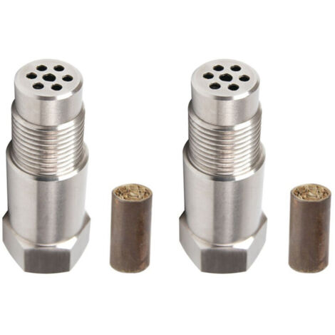 Confezione da 2 sensori O2, sensore di ossigeno per auto, adattatore per eliminazione spia motore, ossigeno M18x1,5