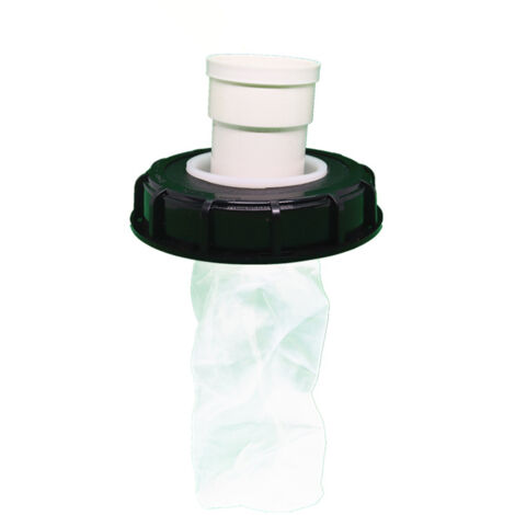 Coperchio per serbatoio IBC con filtro in nylon lavabile per serbatoio di acqua piovana IBC da 1000 litri Filtro per coperchio IBC, accessori per serbatoi IBC, filtro per acqua piovana in nylon (testa