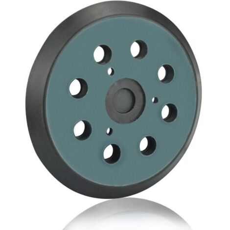 Platorello abrasivo Makita da 125 mm, dischi abrasivi a 8 fori, platorello abrasivo Makita da 5 pollici per Makita BO 5010, 5030, 5031, 5041, DeWalt DW420, DW421, Porter Cable 390, 382, 343 (nero), SE (1/5)