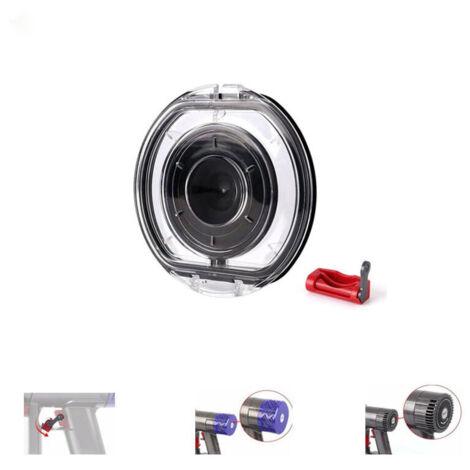 Coperchio di ricambio per Dyson V6 DC58 DC59 DC61 DC62 DC72 DC74 Coperchio di ricambio per sportello del contenitore della polvere SV03 SV07 SV09 con anello di tenuta (1/4)