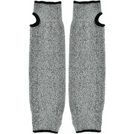 Manchon de protection pour bras, manchon pour bras de sécurité, Gants de travail à manches longues anti-abrasion résistant aux coupures HPPE pour jardin, cuisine et travaux agricoles (35cm) (1/5)