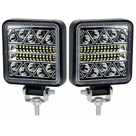 BR-Vie 102W Phare de Travail à LED 10200LM Feux de Recul Led 12v, Phare Led Projecteurs pour voiture, tracteur bateau, 12-24v camion, 2 pcs