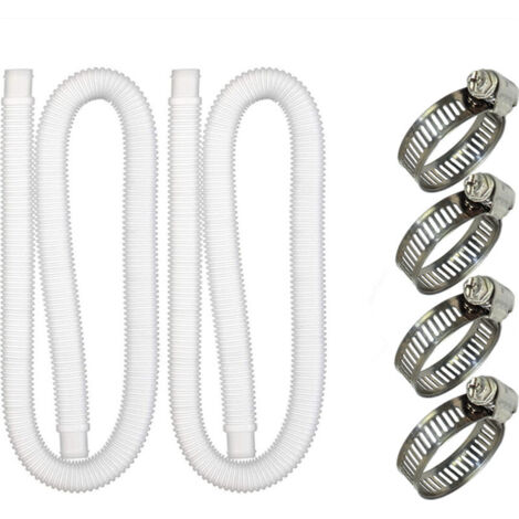 2 tubi di ricambio per piscina fuori terra, tubo flessibile per piscina fuori terra, tubo di ricambio per pompa filtro piscina