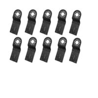 Lame per sega multiuso oscillanti, set da 10 pezzi, lame per sega multiuso da 35 mm, accessori, lame per sega per lavorazione del legno, lame per sega multiuso, utensili oscillanti per tagliare metall