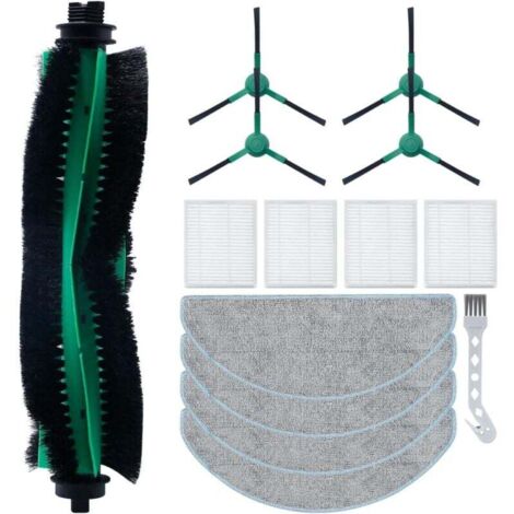 Kit di accessori per robot aspirapolvere iRobot Roomba Combo Essential Y0112/Y0110, parti di ricambio: 1 spazzola principale, 4 filtri, 4 spazzole laterali, 4 mocio, 1 spazzola per la pulizia (1/4)