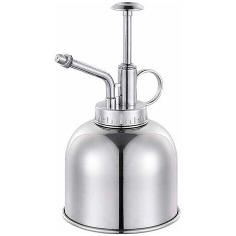 Nebulizzatore per piante, nebulizzatore d'acqua premium classico per interni vintage, spruzzatore decorativo per piante con pompa, zucca per piante aeree, orchidee e altro - ottone lucido ( (1/5)