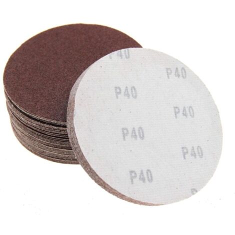 Dischi abrasivi da 150 mm con supporto a strappo per levigatrice, senza fori, 40/60/80/100/120, grana assortita, 50 pezzi/lotto (1/3)