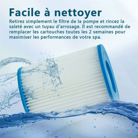 Cartuccia Filtrante In Spugna Per Piscina - Tipo II, Lavabile E Riutilizzabile - Per Pompe 530-800 GPH