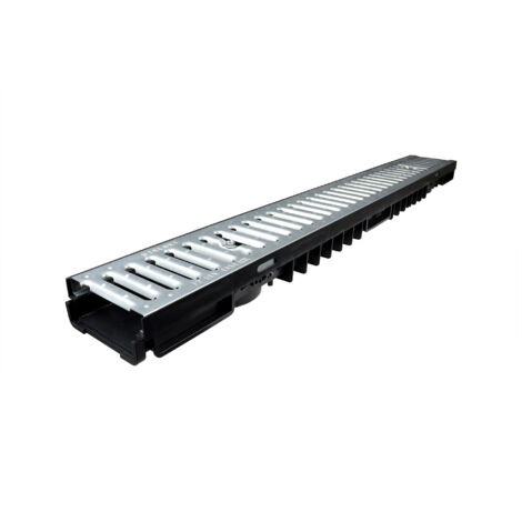 Entwässerungsrinnen Verzinkt 1000 x 125 x 55 mm - Pro Stück