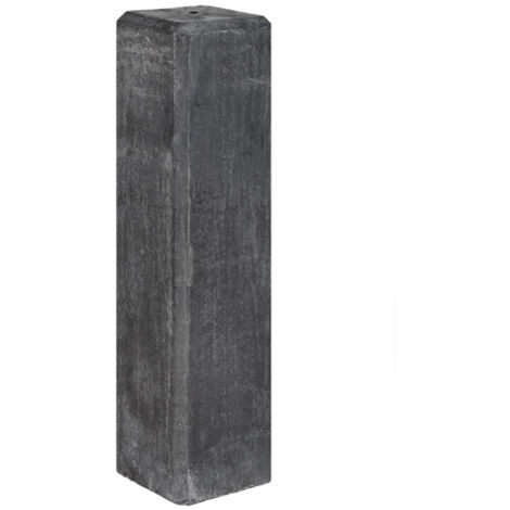 Betonfüße 18 x 18 x 50 cm Anthrazit gerades Modell - pro Stück