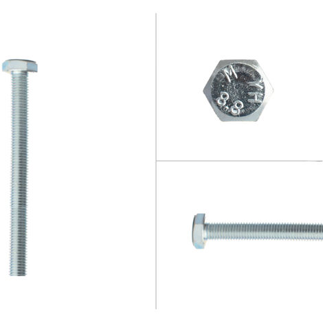 Sechskantschrauben verzinkt M10 x 110 mm - 50 Stück (1/2)