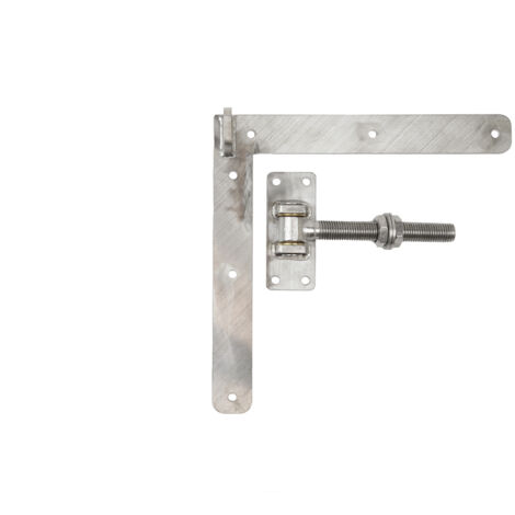 Verstellbares Ladenband 30 cm Edelstahl mit Ladenhaken
