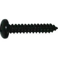 Bohrschrauben schwarz 3,5 x 16 mm mit Rundkopf - 100 Stück