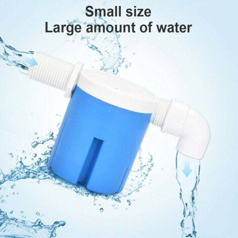 Lioaeust Wassertank-Ventil-Schwimmer, automatische Steuerung Wasserstand-Regelventil-Schwimmerventil für Wassertank DN25(A), Kunststoffmaterial, Blau, DN25, 2,5 cm Lioaeust Wassertank-Ventil-Schwimmer, automatische Steuerung Wasserstand-Regelventil-Schwimmerventil für Wassertank DN25(A), Kunststoffmaterial, Blau, DN25, 2,5 cm
